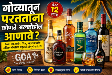 Goa गोव्याची प्रसिद्ध दारू कोणती पर्यटकांची पहिली पसंती असलेले ब्रँड