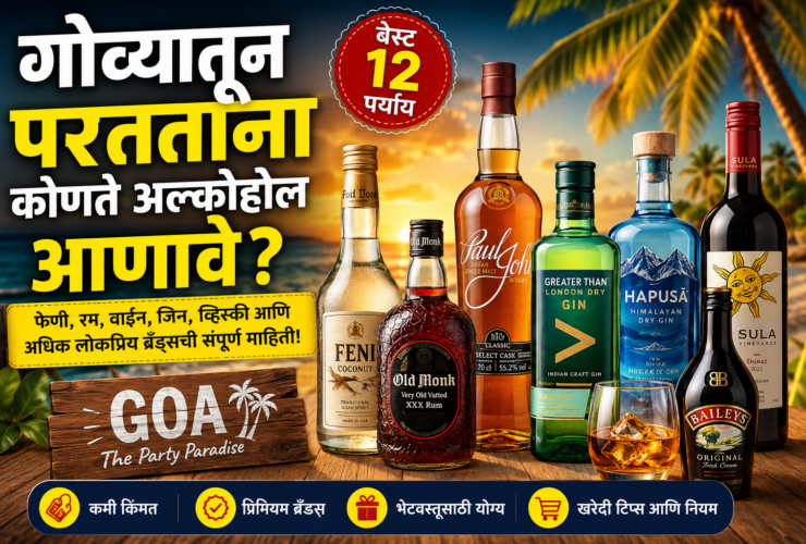 Goa गोव्याची प्रसिद्ध दारू कोणती पर्यटकांची पहिली पसंती असलेले ब्रँड