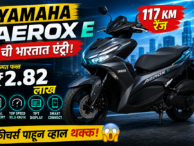 Yamaha Aerox E ची भारतात एंट्री; किंमत ₹2.82 लाख, फीचर्स पाहून व्हाल थक्क