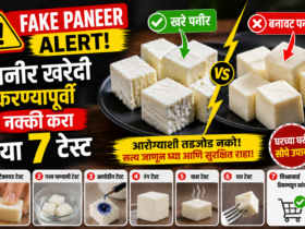 Fake Paneer Alert! बाजारातून आणलेलं पनीर खरं की बनावट? 7 सोप्या ट्रिक्समध्ये ओळखा