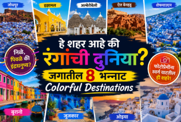 हे शहर आहे की रंगांची दुनिया जगातील 8 भन्नाट Colorful Destinations